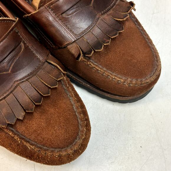 VGUC Rancourt & Co. x Cole Haan Suede Penny Loafer Moc Vibram Maine MiUSA 10 D main image 9
